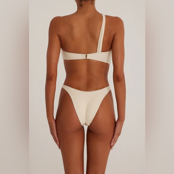 Same swimwear spiral one shoulder one piece cream - Picture 4 of 7